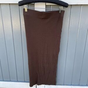 Cotton Citizen Melbourne Midi Skirt in Brown NWOT